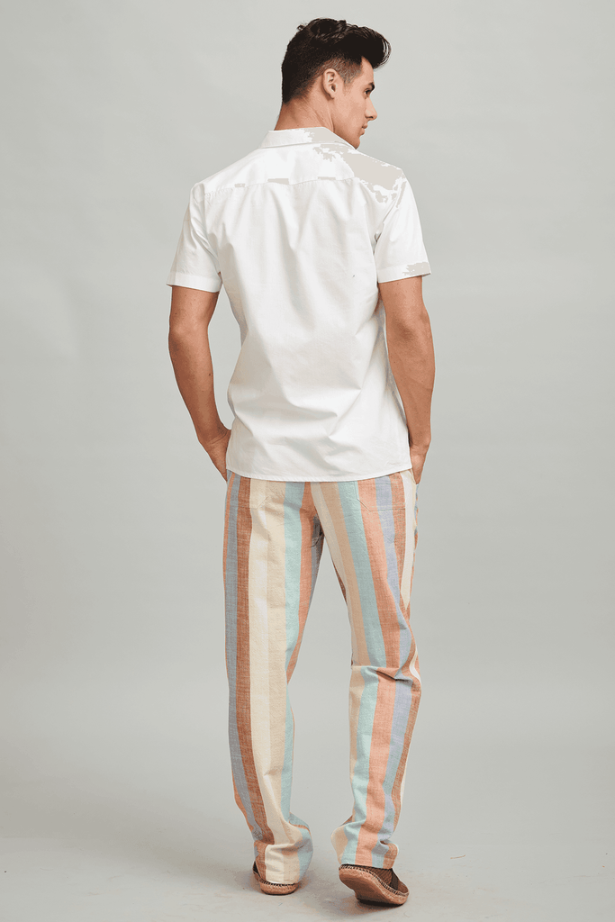 FLOWER EMBROIDERY SHIRT - dash and dot dash and dot