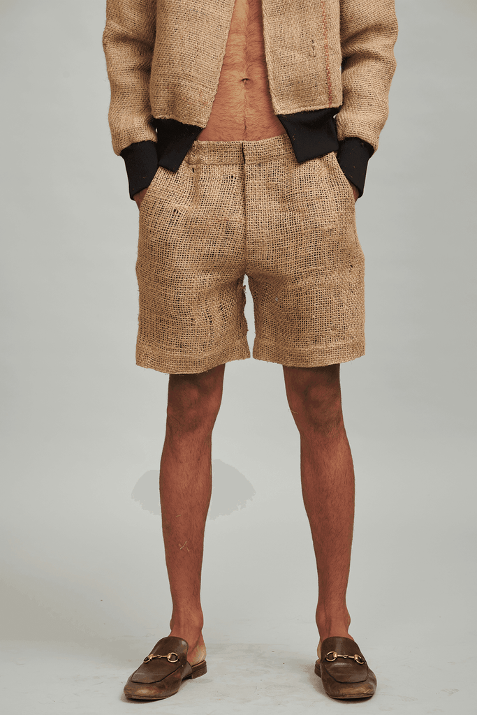 JUTE SHORTS - dash and dot dash and dot