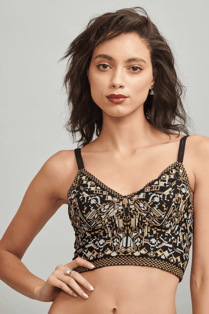 CROSS STITCH BRALETTE - dash and dot dash and dot