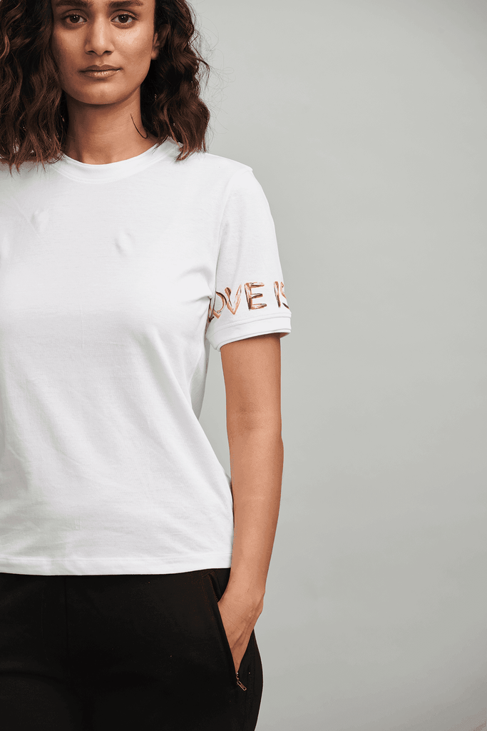 LOVE TEE - dash and dot dash and dot