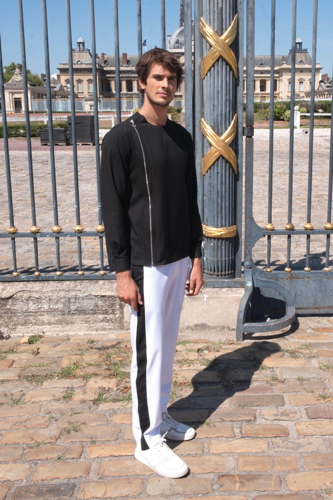 WHITE TUXEDO PANT - dash and dot dash and dot