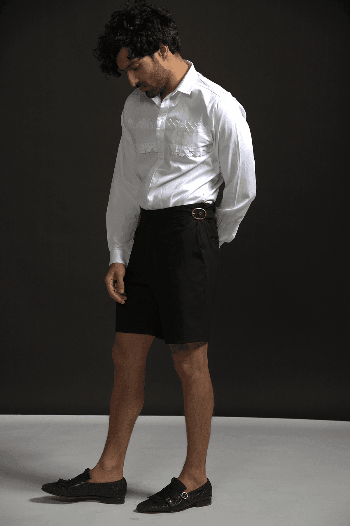 VICTORIAN BUCKLE SHORTS - dash and dot