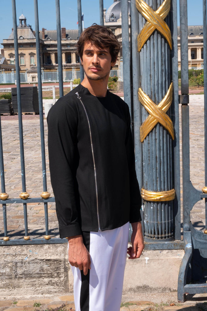 SIDE ZIP SHIRT - dash and dot dash and dot