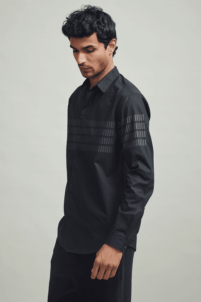 TONAL DIRECTIONAL SHIRT - dash and dot dash and dot