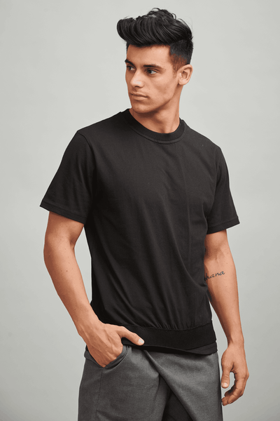 RIBBED TEE - dash and dot