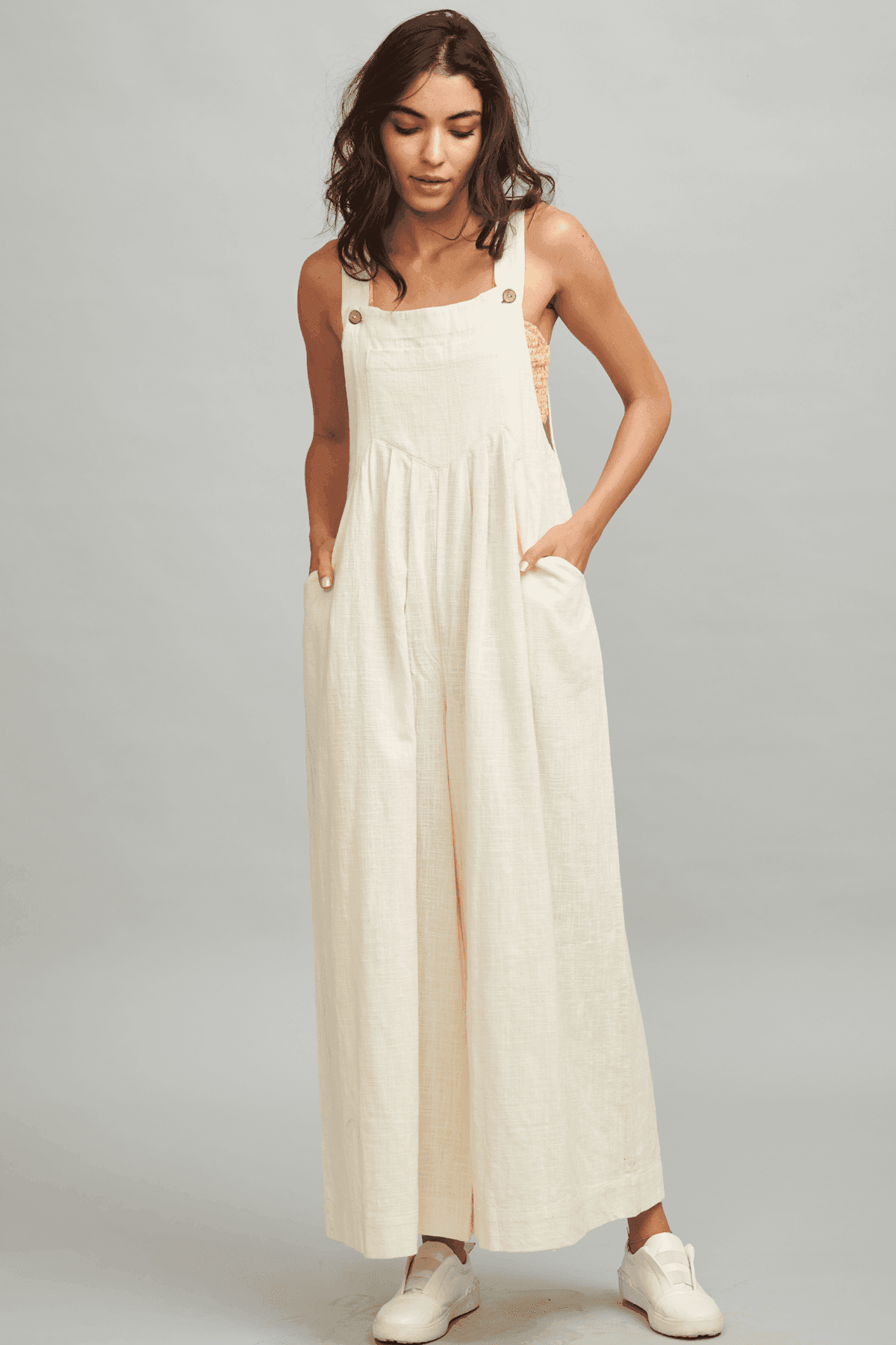 WIDE LEGGED DUNGAREE - dash and dot