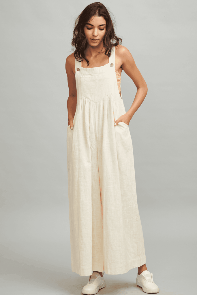 WIDE LEGGED DUNGAREE - dash and dot dash and dot