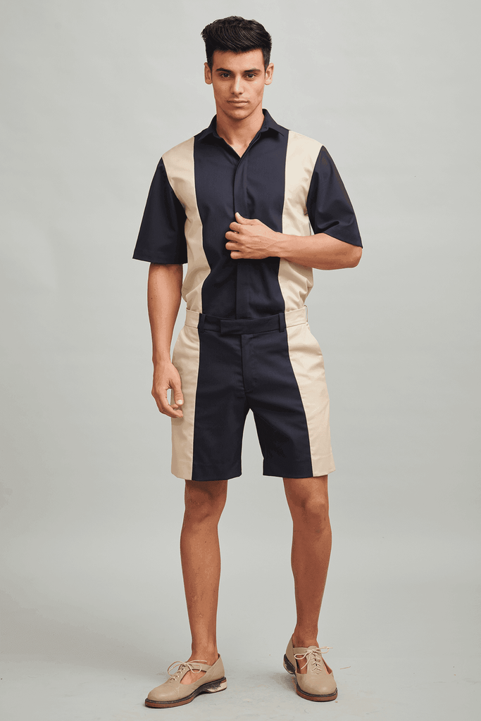COLOUR BLOCK SHORTS - dash and dot dash and dot