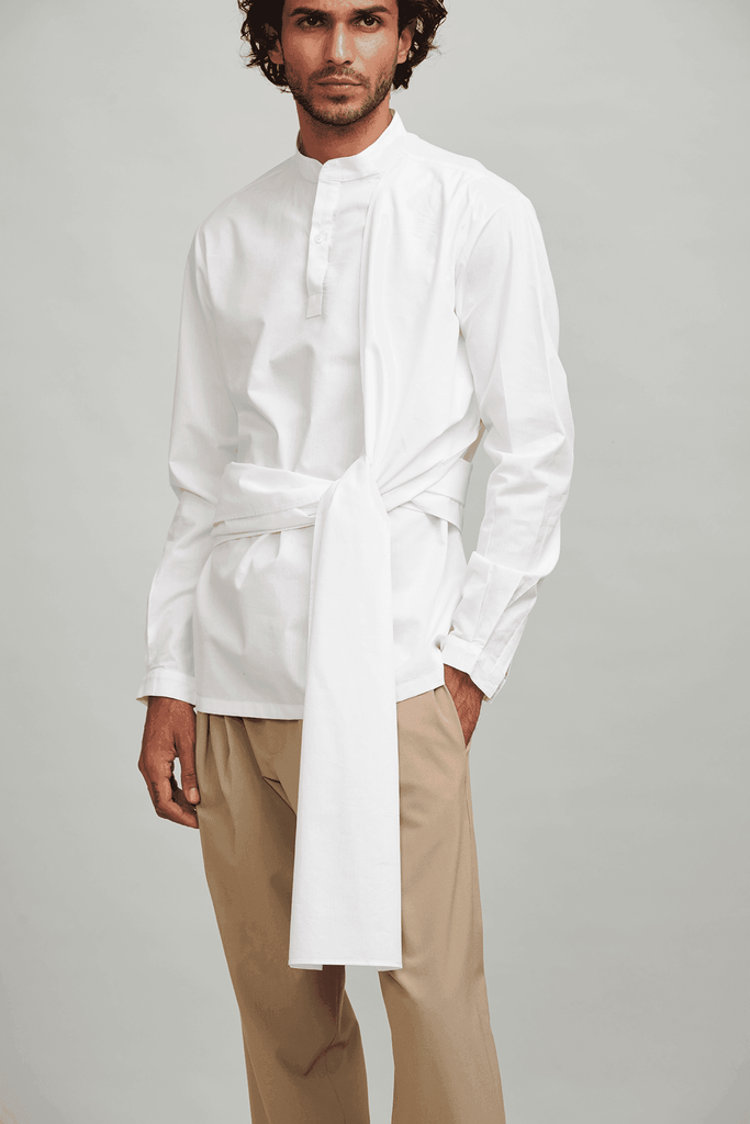 SCARF SHIRT - dash and dot dash and dot