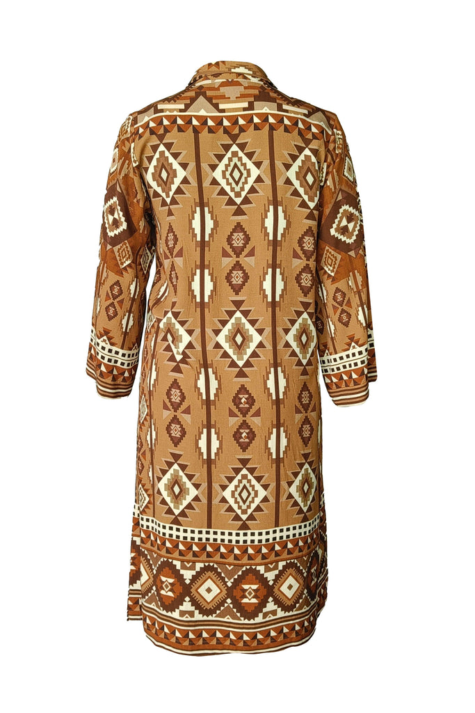 AZTEC PRINT TOP - dash and dot dash and dot