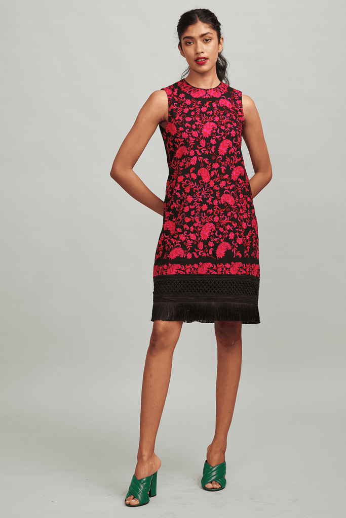 PAISLEY FRINGE DRESS - dash and dot dash and dot