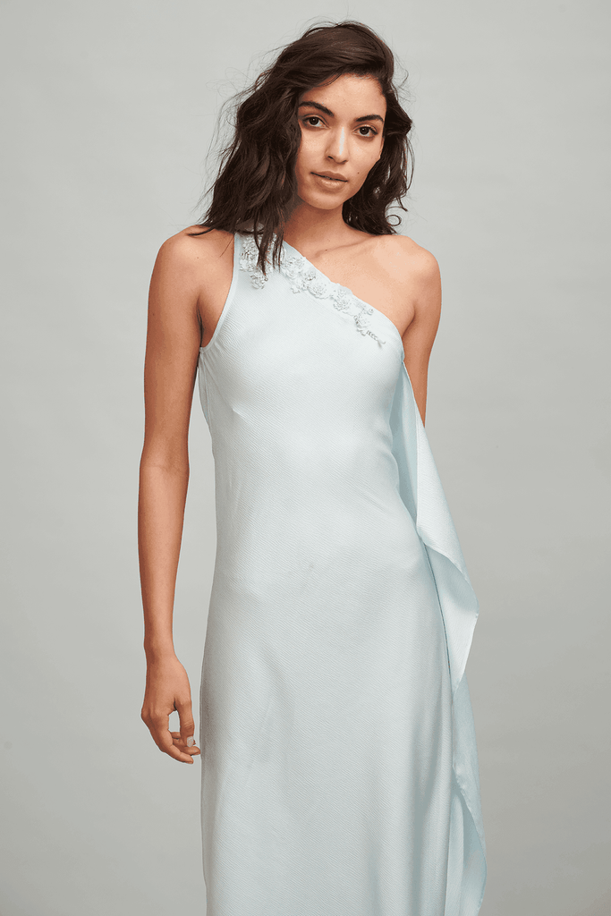 BEADED AQUA MAXI - dash and dot dash and dot