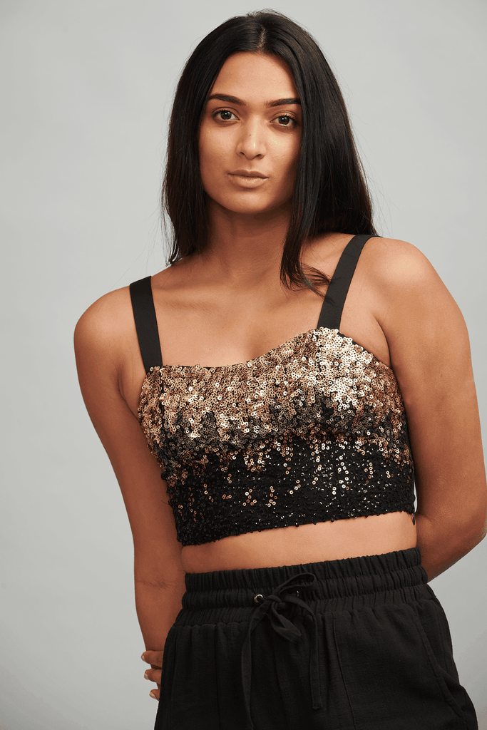 OMBRE SEQUIN BRALETTE - dash and dot dash and dot