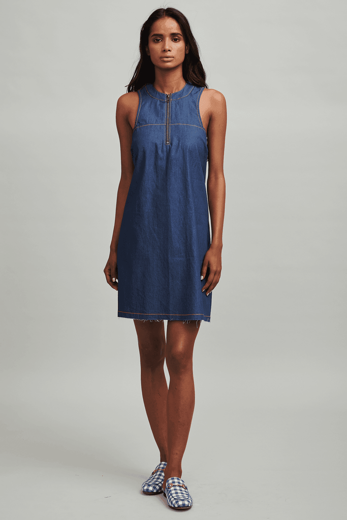 DENIM ZIP MINI - dash and dot dash and dot