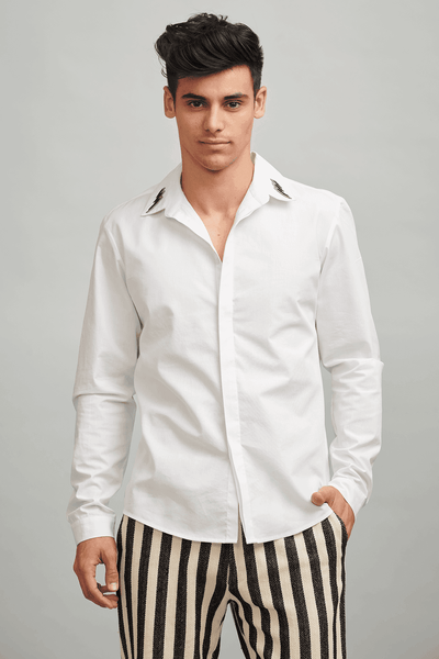 LIGHTNING COLLAR SHIRT - dash and dot