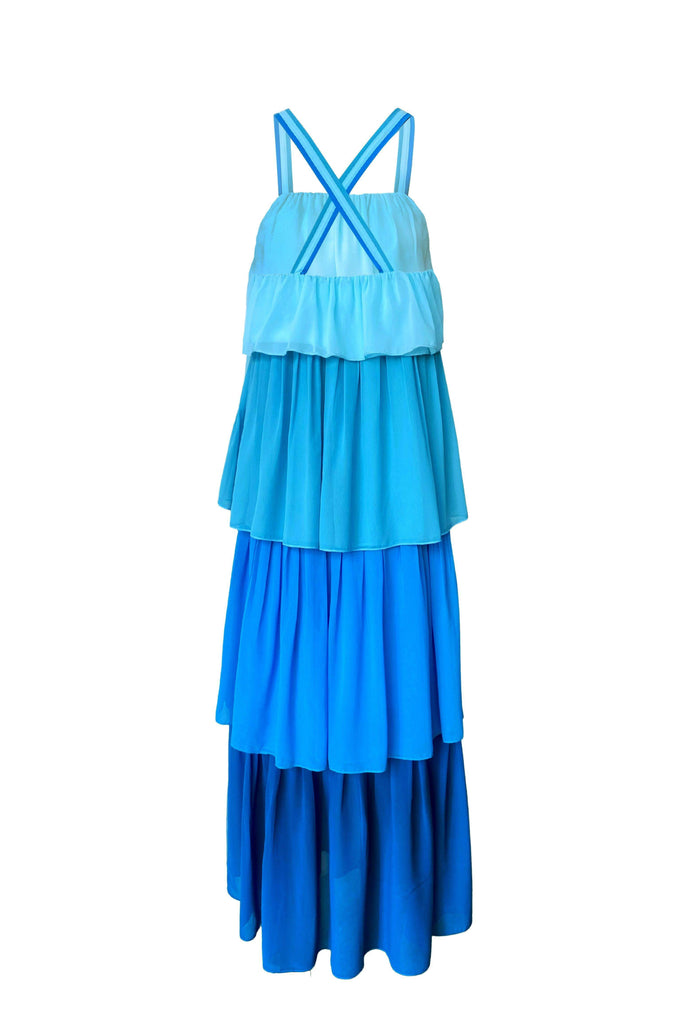 OMBRE TIERED DRESS - dash and dot dash and dot
