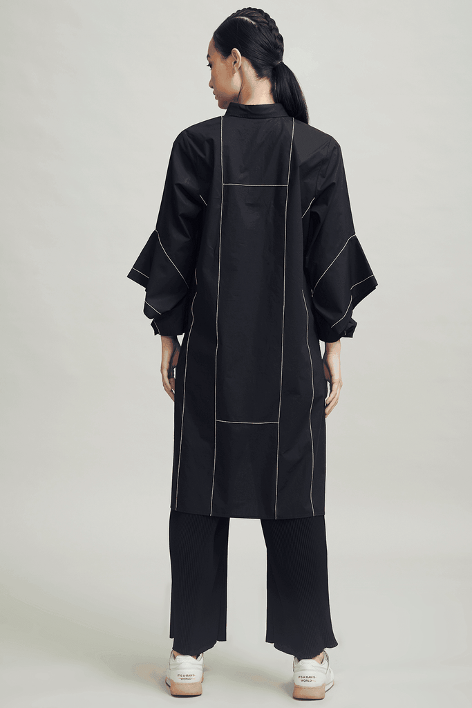 CONTRAST STITCH SHIRT - dash and dot dash and dot