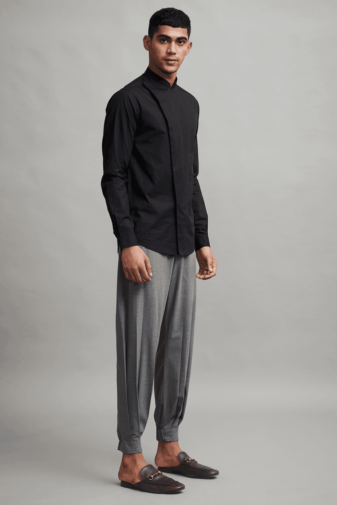 SLANT FRONT SHIRT - dash and dot dash and dot