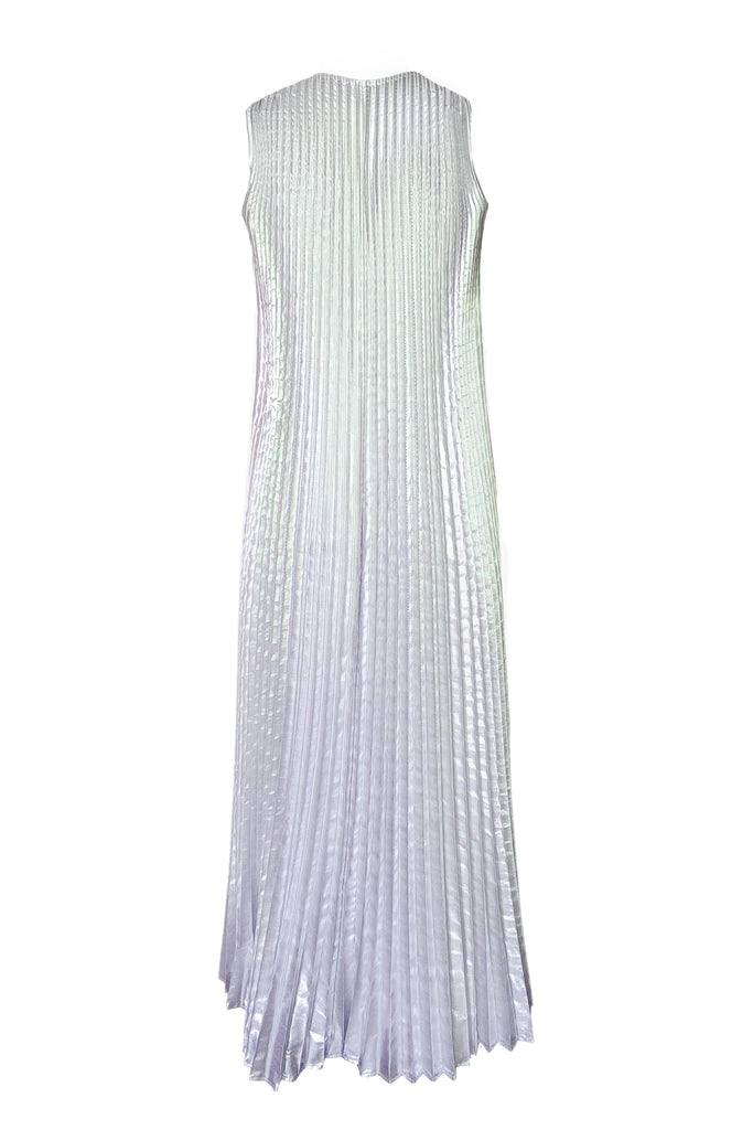 SILVER PLEATED MAXI - dash and dot dash and dot