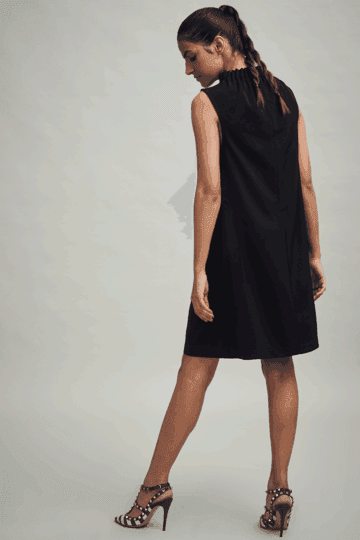 RUCHED NECK BASIC - dash and dot