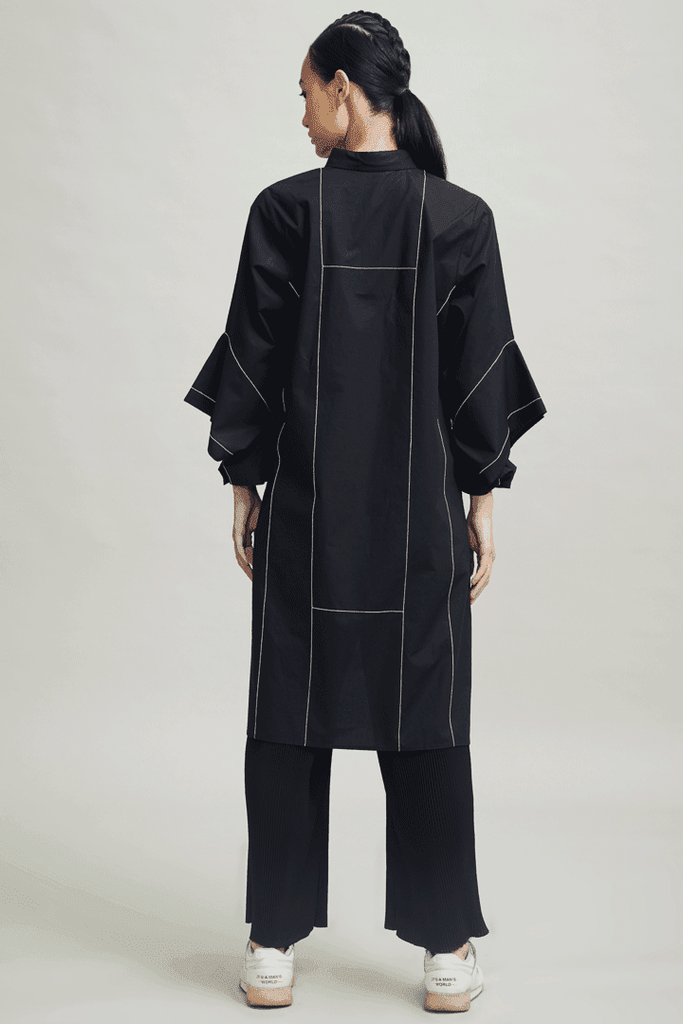 CONTRAST STITCH SHIRT - dash and dot dash and dot