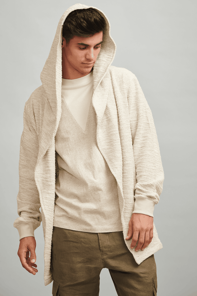 FRONT OPEN HOODIE - dash and dot dash and dot