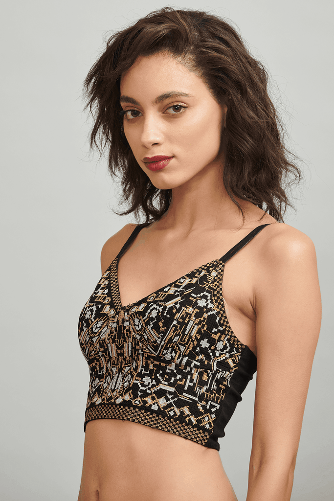 CROSS STITCH BRALETTE - dash and dot dash and dot