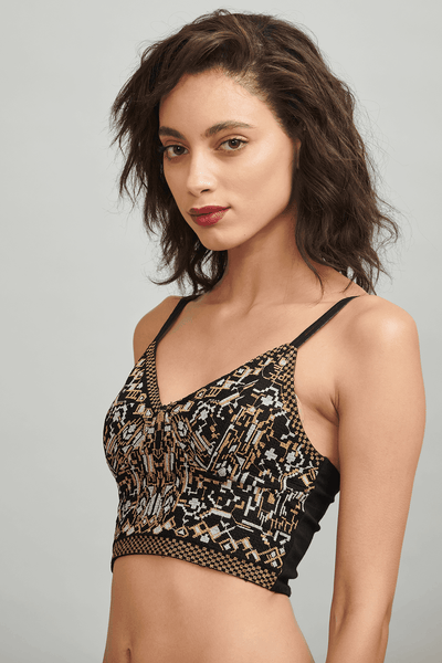 CROSS STITCH BRALETTE - dash and dot