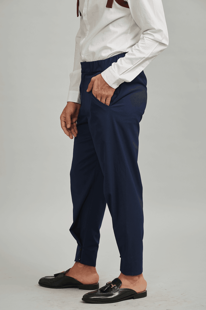 BUTTON CUFF TROUSER - dash and dot dash and dot