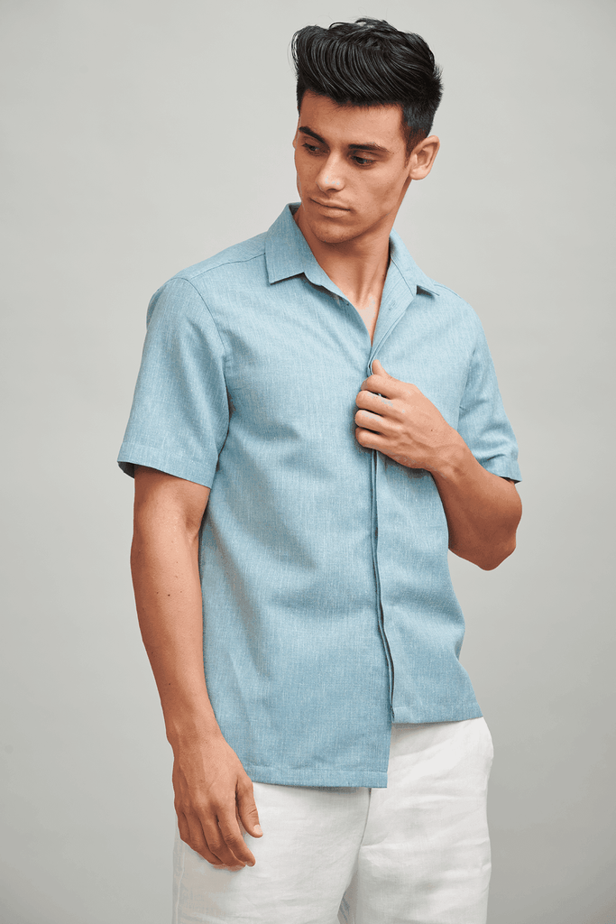 UNEVEN HEM SHIRT - dash and dot dash and dot