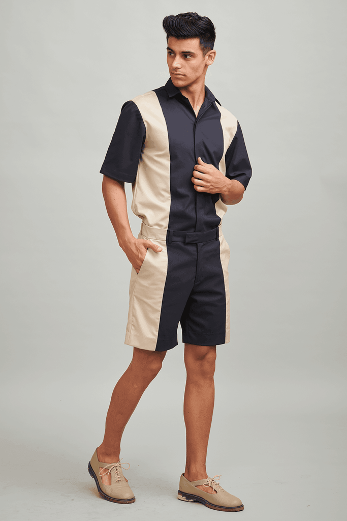 COLOUR BLOCK SHORTS - dash and dot dash and dot