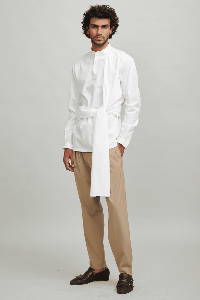 SCARF SHIRT - dash and dot dash and dot