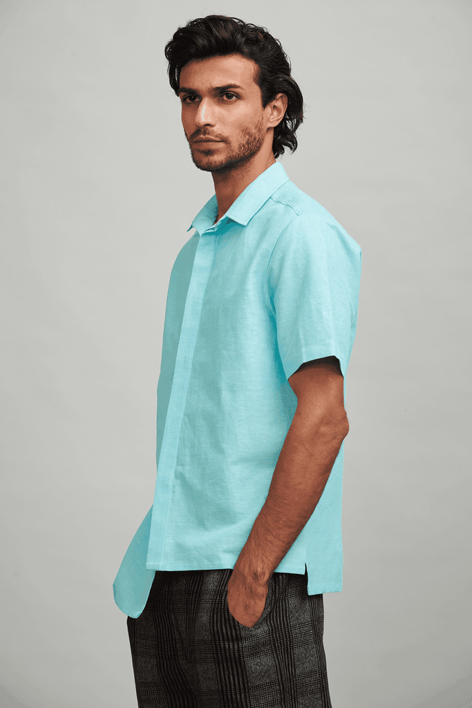 UNEVEN HEM SHIRT - dash and dot dash and dot