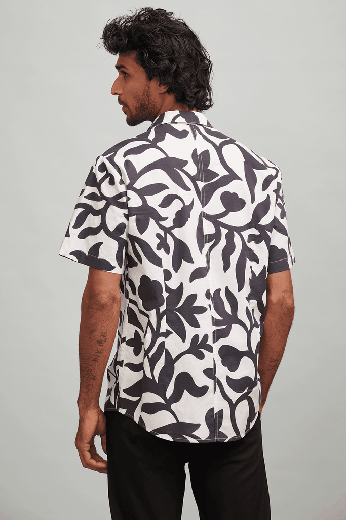 VINE PRINT SHIRT - dash and dot dash and dot