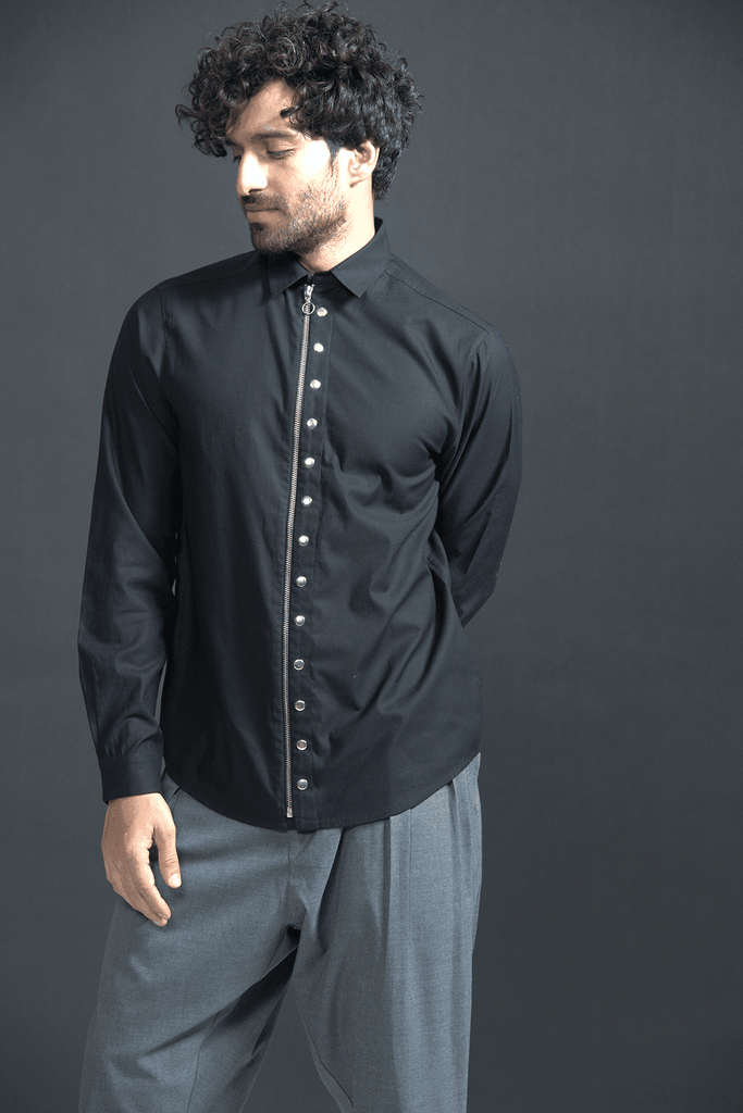 ZIP SNAP SHIRT - dash and dot dash and dot