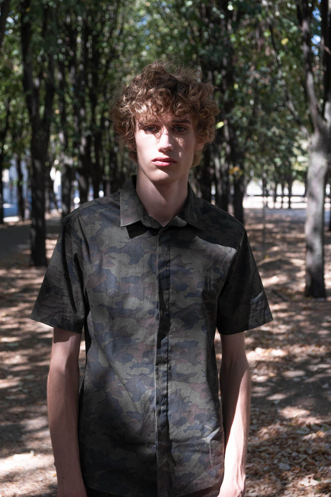 CAMO SHIRT - dash and dot dash and dot