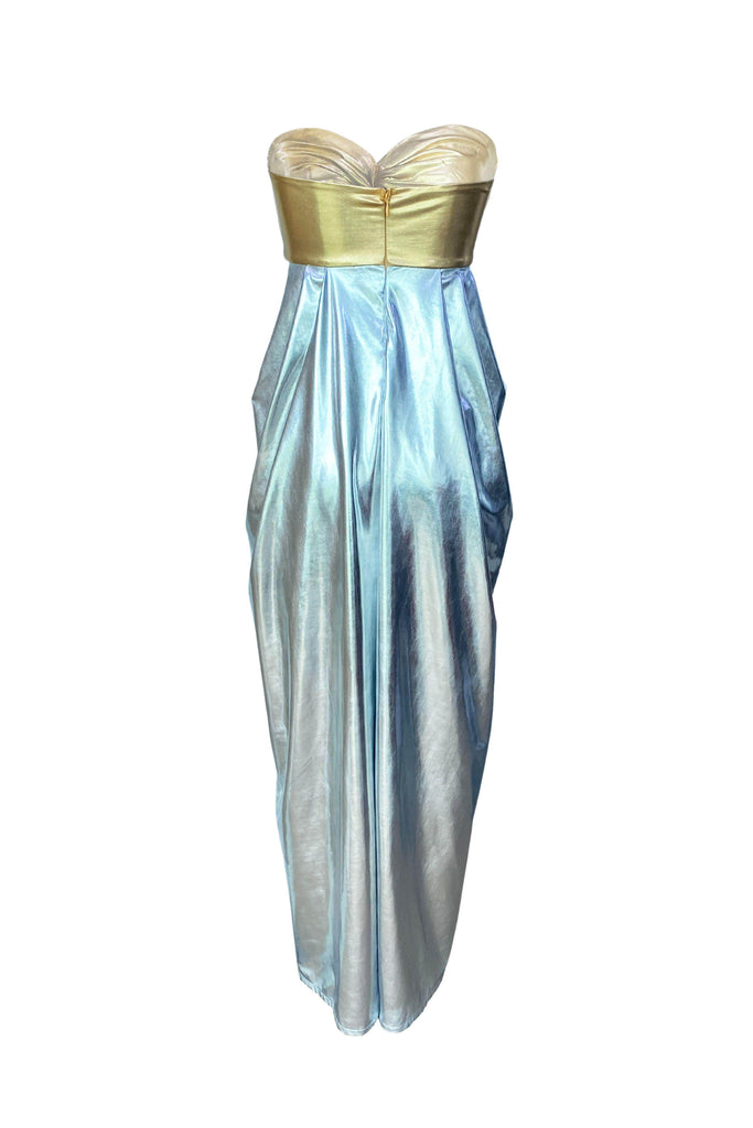 METALLIC BLOCK DRESS - dash and dot dash and dot