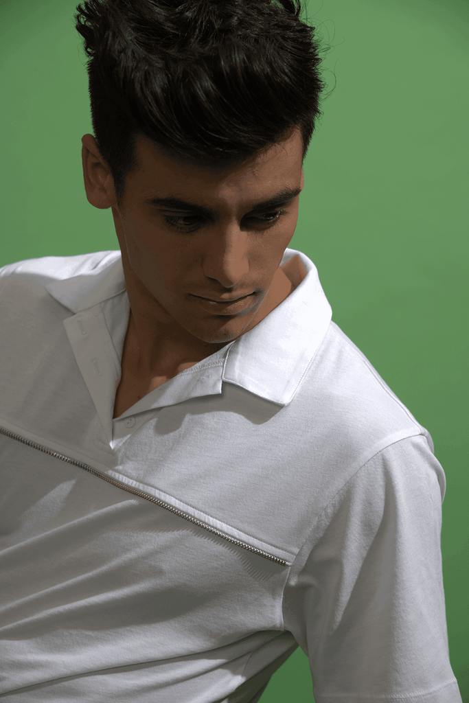 ZIP TEETH POLO - dash and dot dash and dot