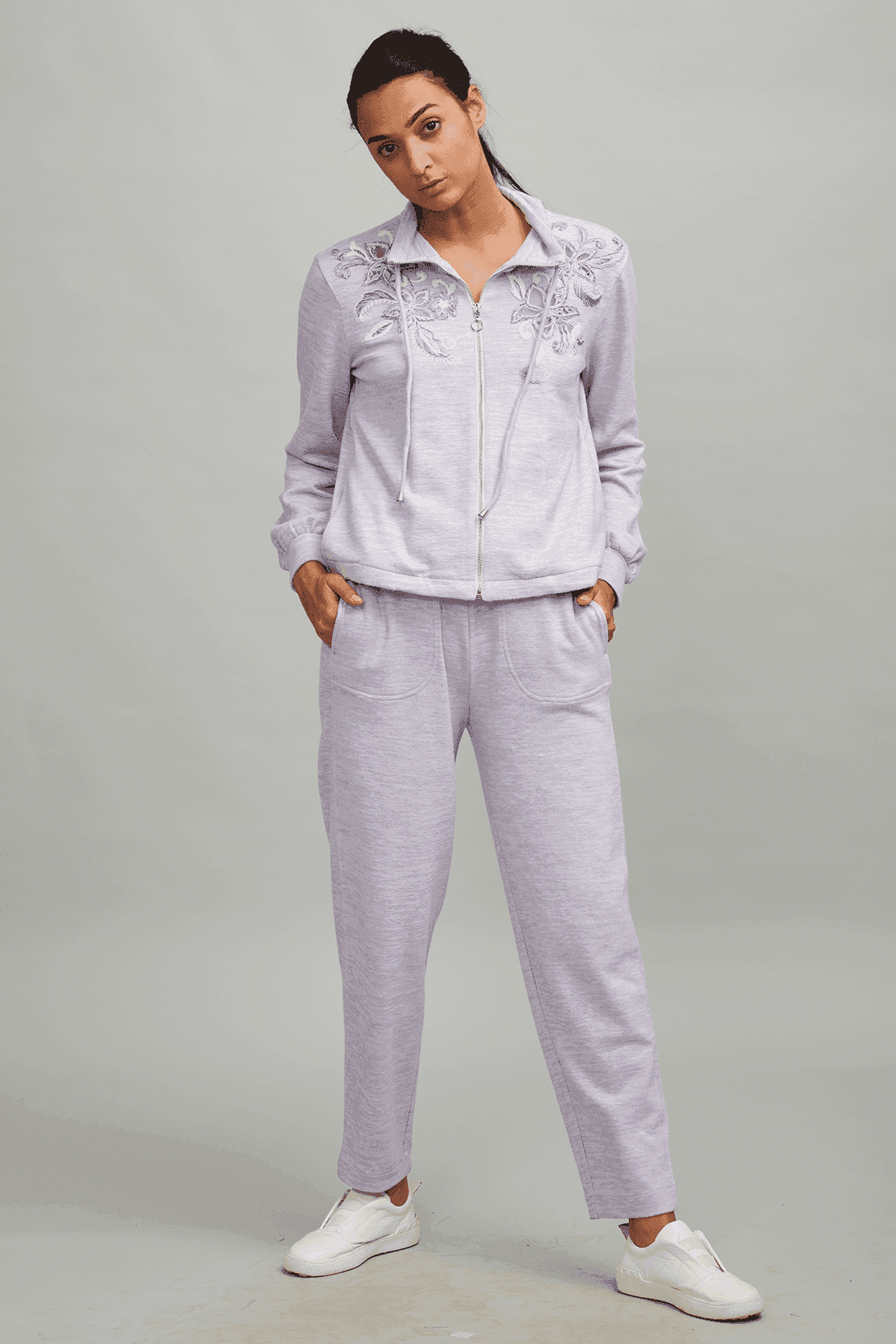 EMBROIDERED HACCI TRACK SUIT - dash and dot