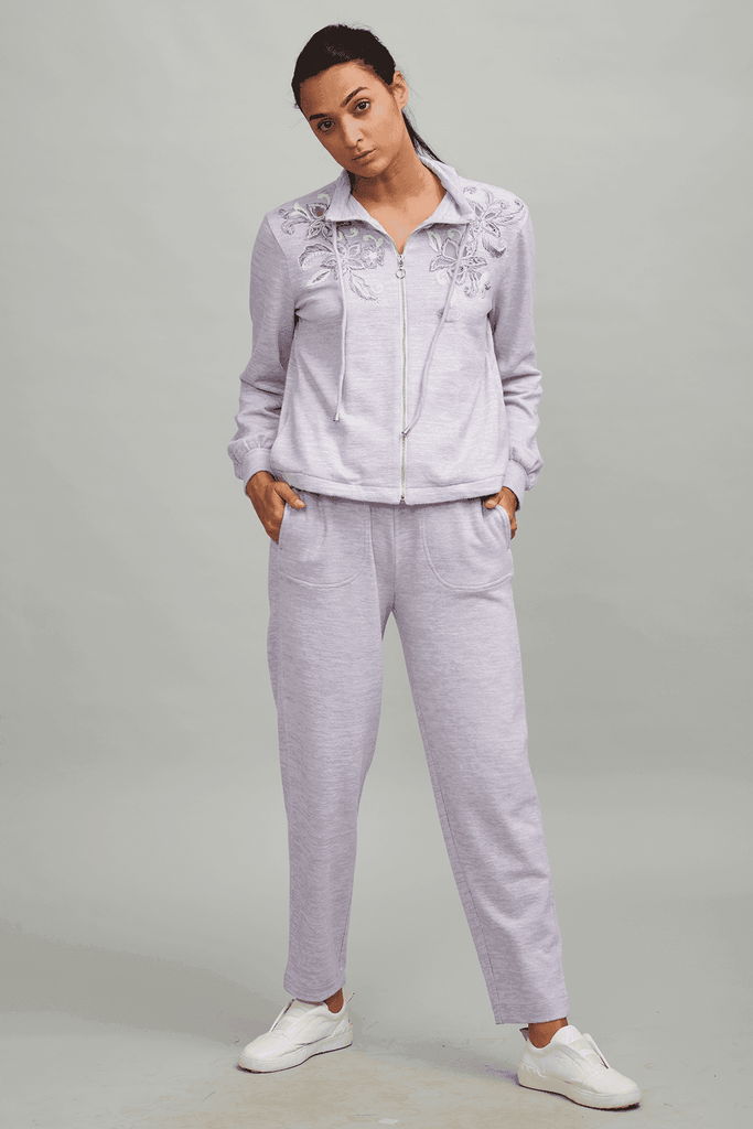 EMBROIDERED HACCI TRACK SUIT - dash and dot dash and dot