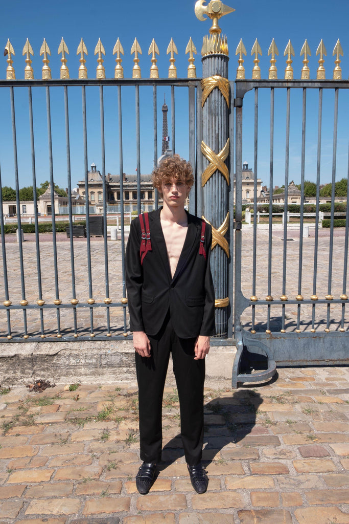 NOTCH PANT - dash and dot dash and dot