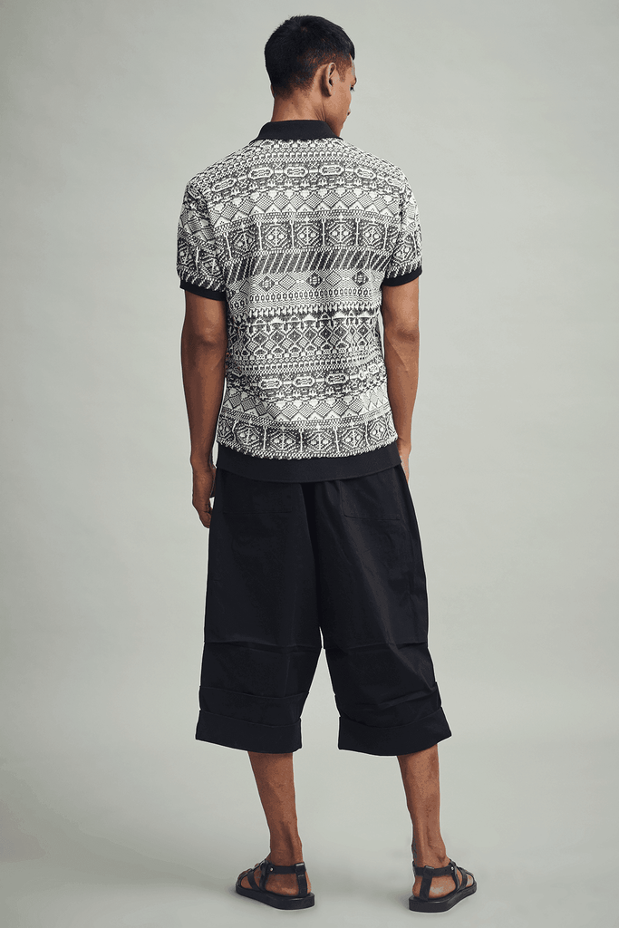 JACQUARD POLO - dash and dot dash and dot