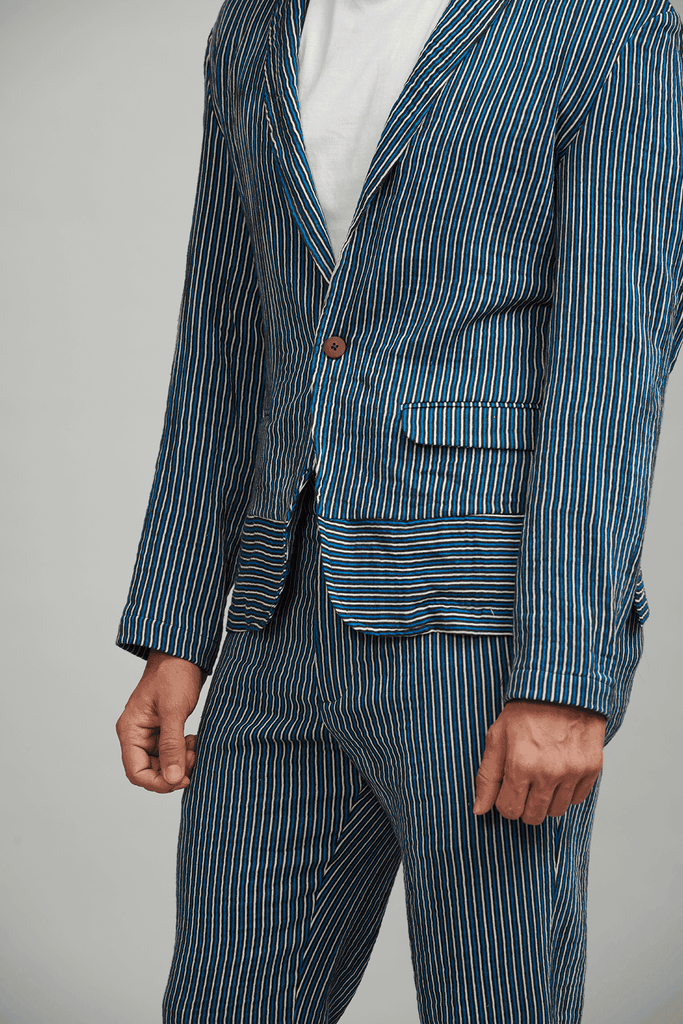 SUMMER STRIPE BLAZER - dash and dot dash and dot