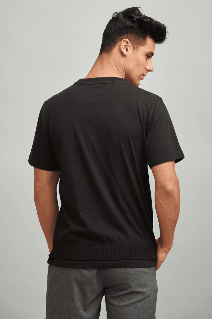 RIBBED TEE - dash and dot dash and dot