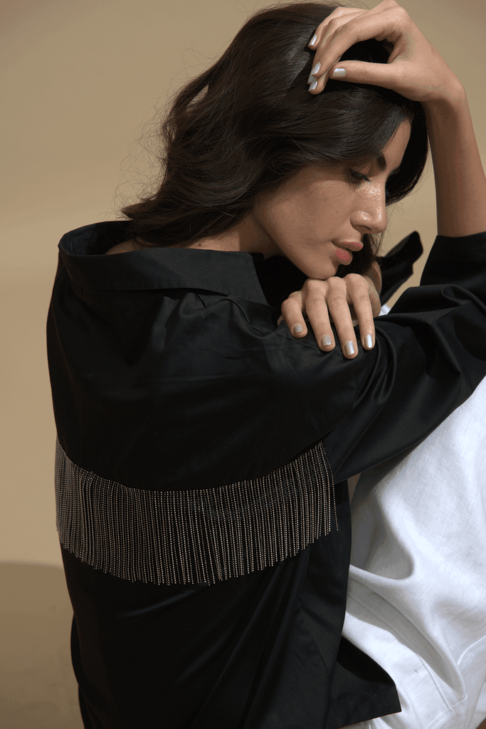 FRINGE SHIRT - dash and dot dash and dot