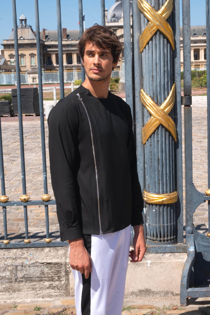 WHITE TUXEDO PANT - dash and dot dash and dot