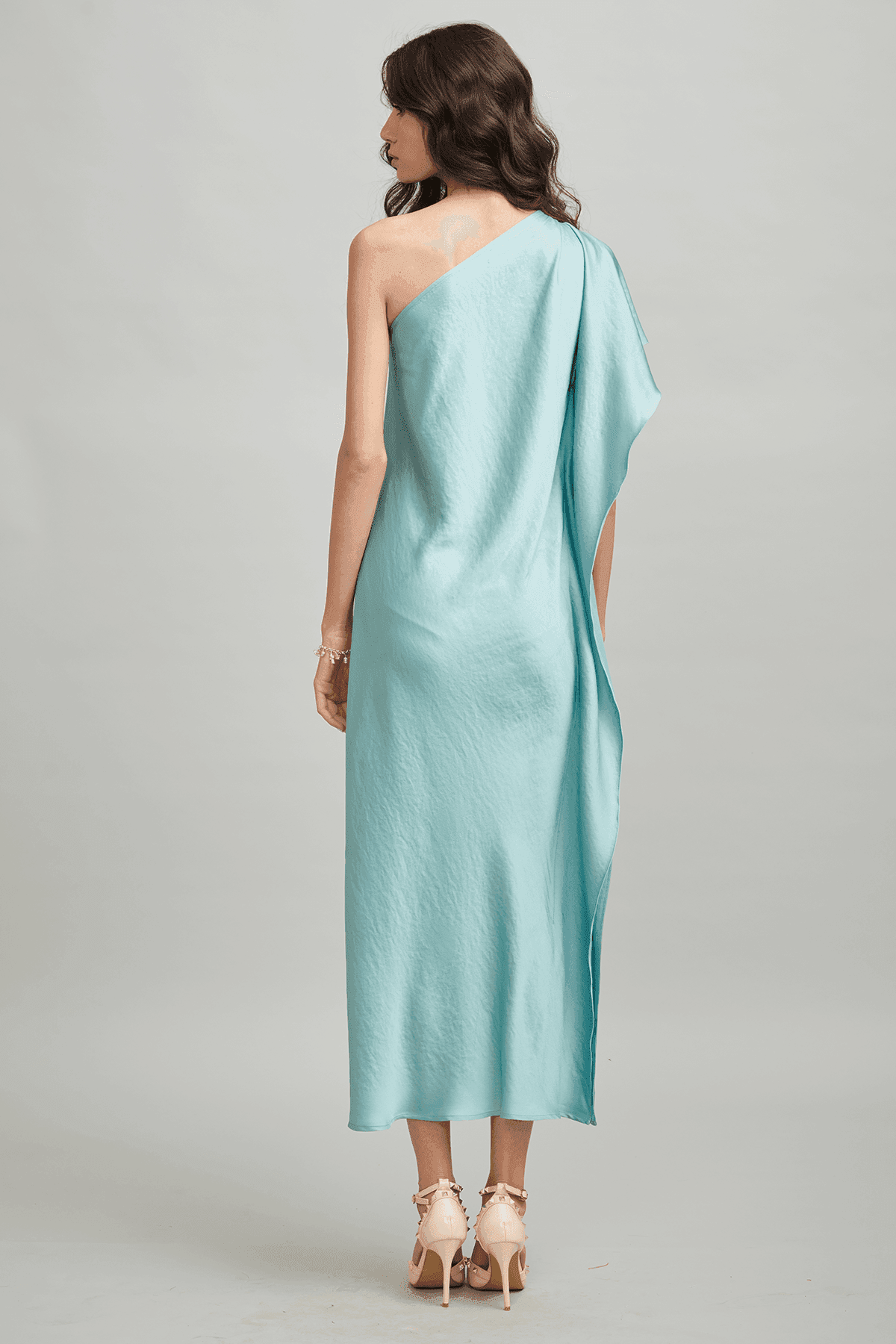 ONE-SHOULDER MAXI - dash and dot
