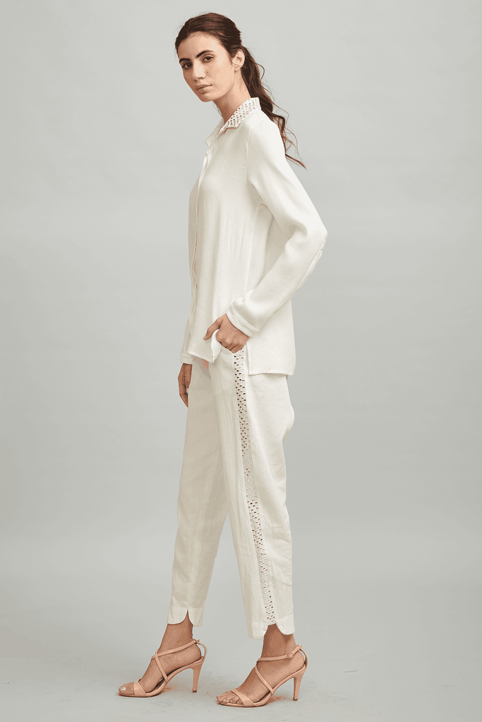 MIRROR EMBROIDERED SHIRT - dash and dot dash and dot