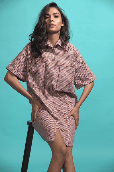 DECO PATCH POCKET DRESS - dash and dot