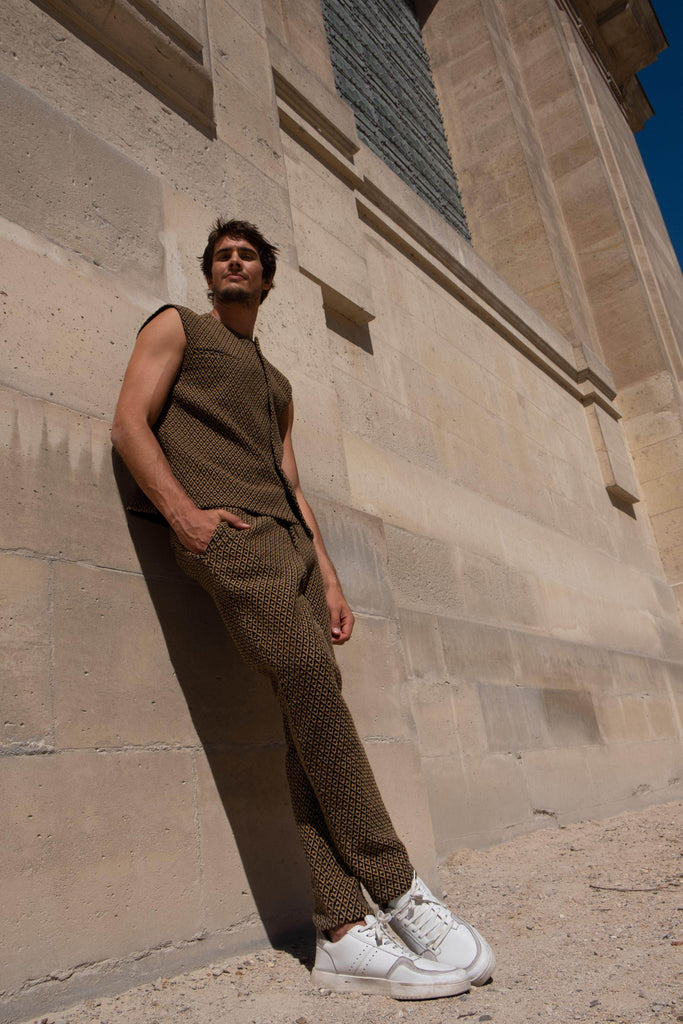 GEO JACQUARD PANT - dash and dot dash and dot